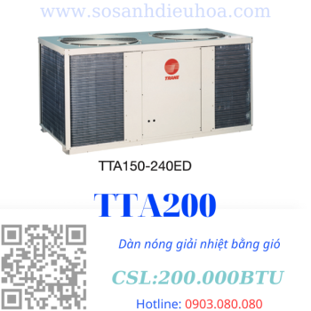 Điều hòa công nghiệp TRANE Packaged giấu Trần